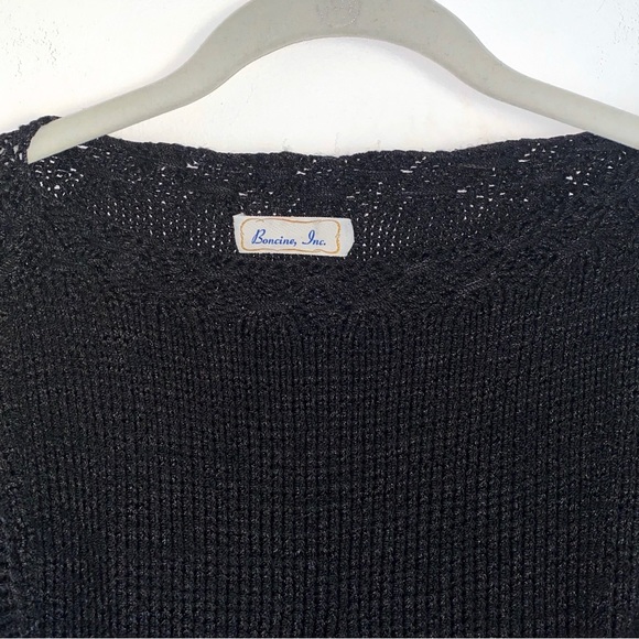 Vintage Sweater with Open Rhinestone Inserts in Sleeves - Picture 6 of 8